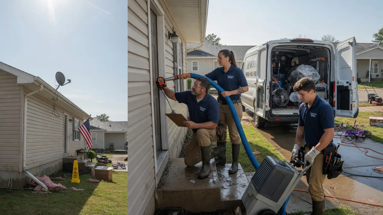 Ceiling Water Damage Restoration in Edgerton, OH near me